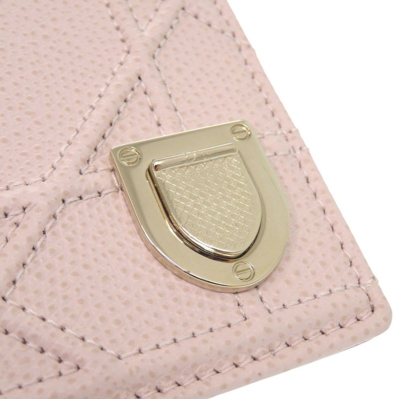 Christian Dior Leather Pink Card Case 0786 Christian Dior