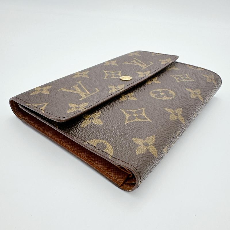 Louis Vuitton M61202 Monogram Trifold Wallet Porte Trousseau Etui Trifold