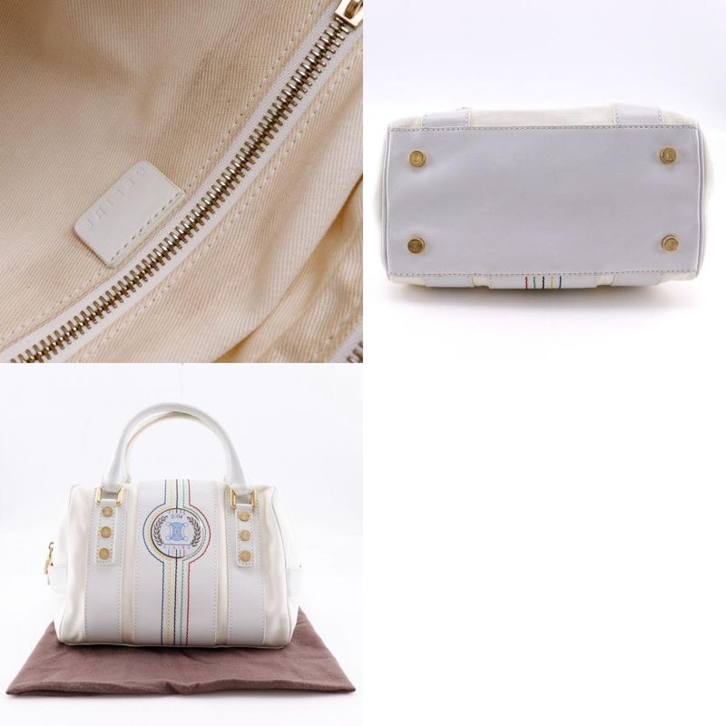 Celine Mini Boston 2004 Athens Olympics Limited Edition Nylon Canvas And