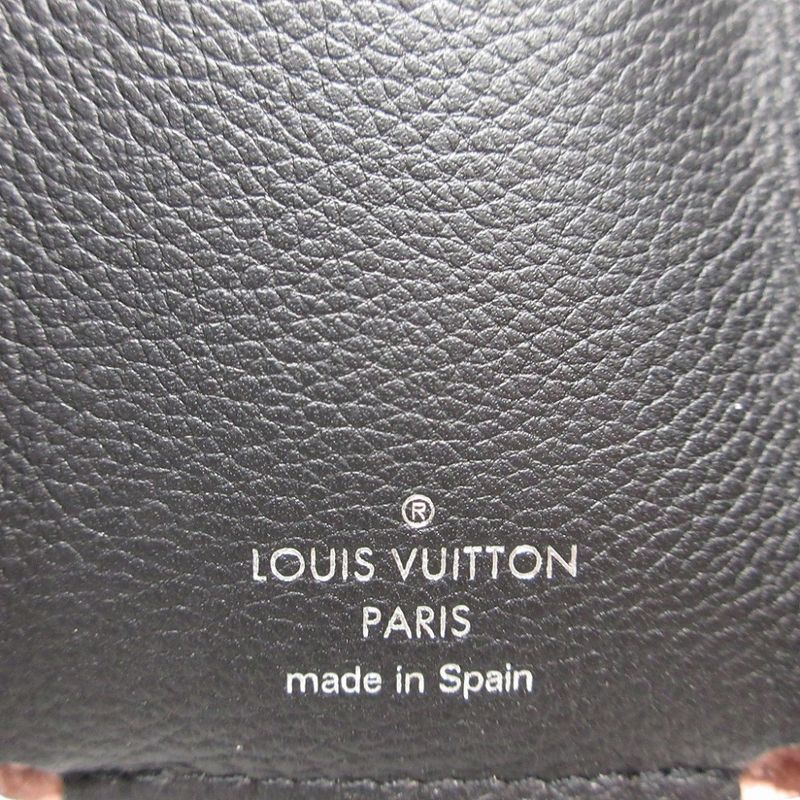Louis Vuitton Portefeuille Lock Mini M63978 Taurillon Leather Pink Compact