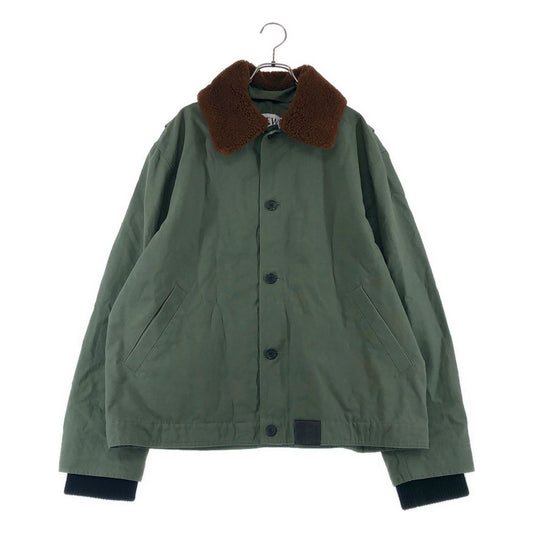 Loewe Shirring Color Jacket 50 Khaki