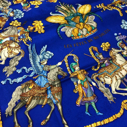 Hermes Carre 90 Festival of the Sun King Scarf — view 2