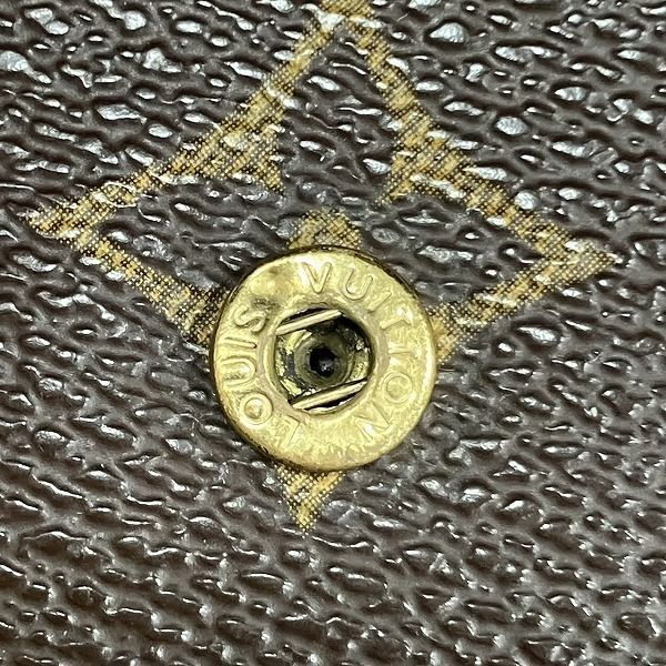 Louis Vuitton Monogram Porte Trésor Etui Chequier M61200 Trifold Wallet Unisex