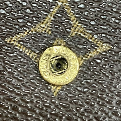 Louis Vuitton Monogram Porte Trésor Etui Chequier M61200 Trifold Wallet Unisex