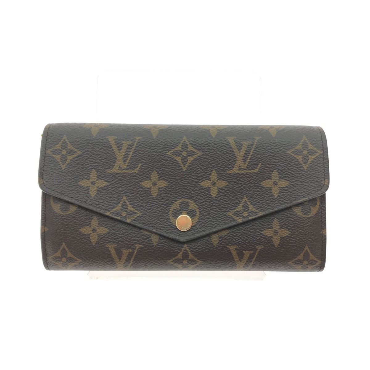 Louis Vuitton Long Wallet Portefeuille Sarah Monogram Brown
