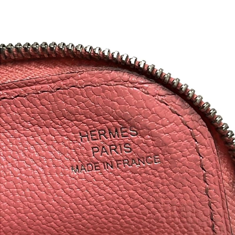 Hermes Wallet Remix Combine Pink Silver Hardware /L Zipper