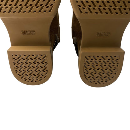 Hermes Kelly Short Boots Suede 35 — view 7
