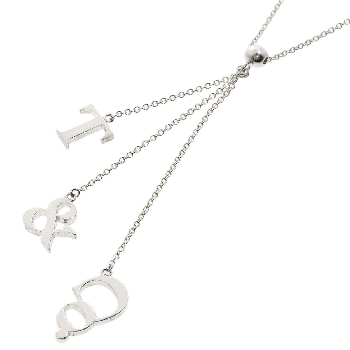 Tiffany & Co T& Logo Necklace