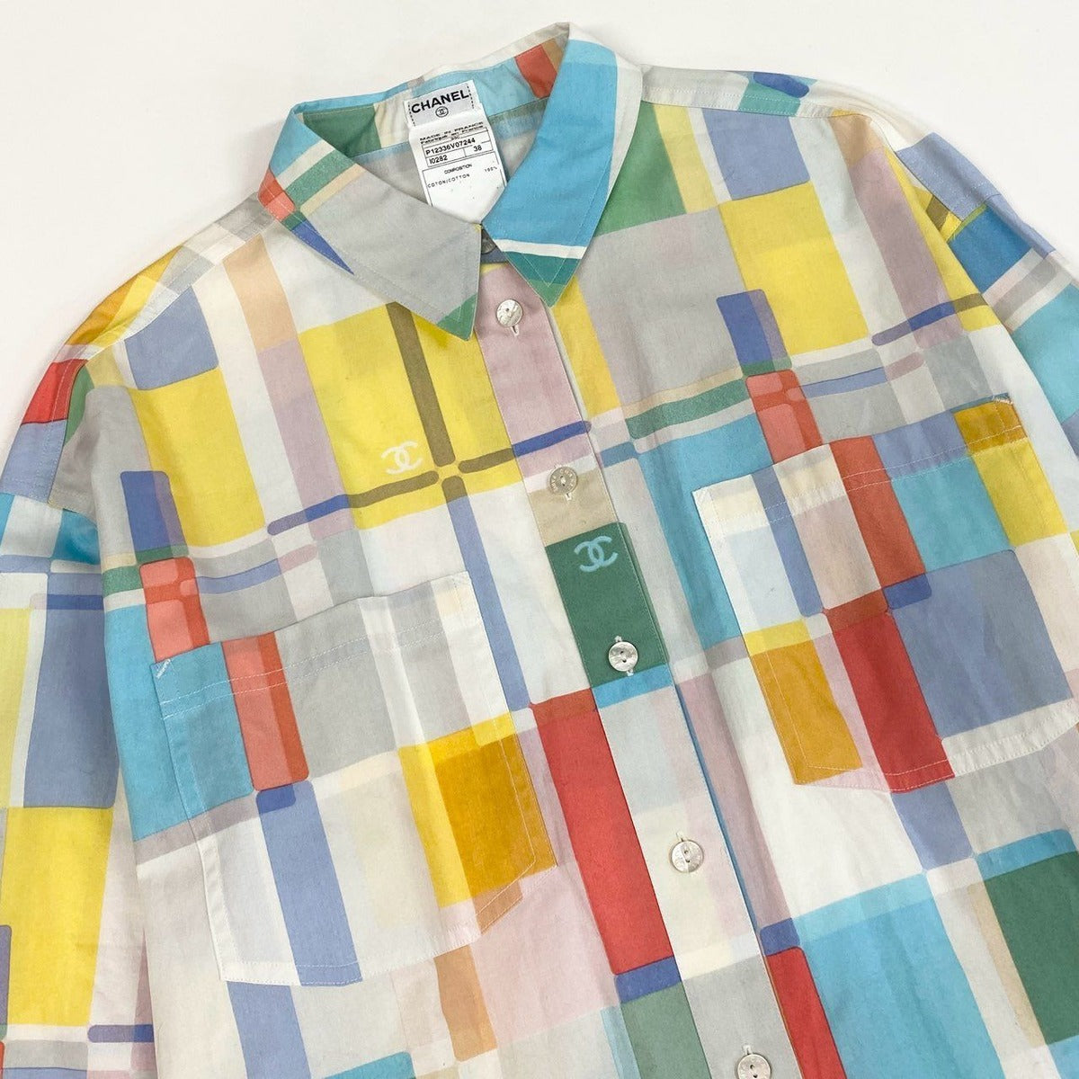 Chanel Cruise Collection CC Logo Shirt — view 4