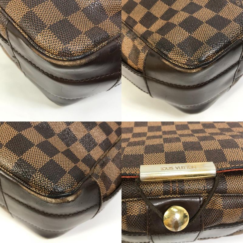 Louis Vuitton Shoulder Bag Bastille M45258 Damier Canvas Ebène Brown