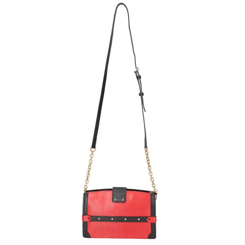 Louis Vuitton M51697 Trunk Clutch Epi Rouge Shoulder Bag Women