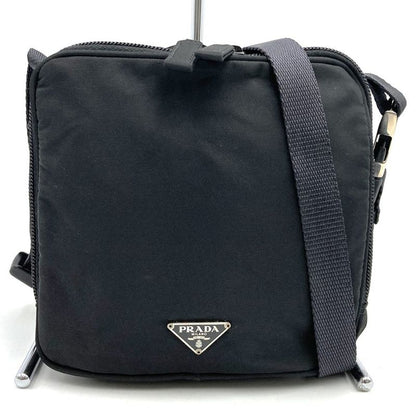 Prada Mini Shoulder Bag Waist 2way Black Nylon Ladies Men Fashion Triangle Logo