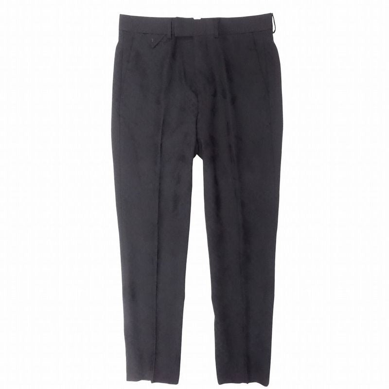 Louis Vuitton Pont Neuf Cigarette Evening Pants Slacks Monogram 46 Black 25AW