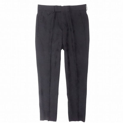 Louis Vuitton Pont Neuf Cigarette Evening Pants Slacks Monogram 46 Black 25AW