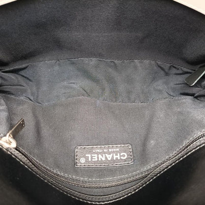 Chanel Boy Chanel Black And White Leather A66713 15641012