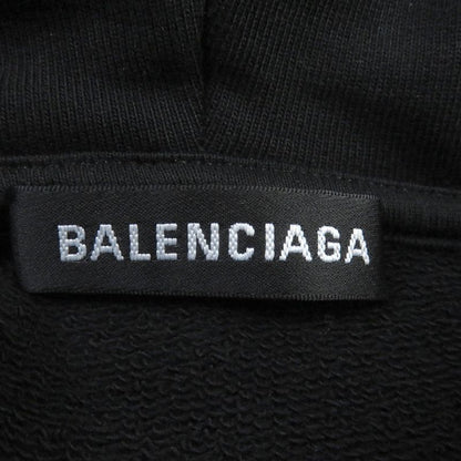 Balenciaga 2018 508184 100% Cotton Back Logo Print Oversized Pullover Hoodie