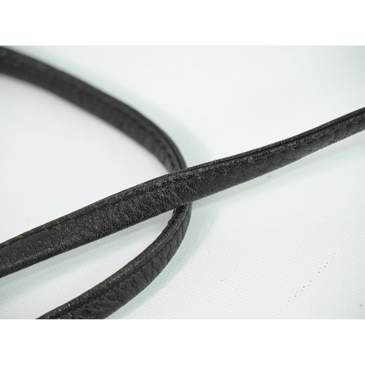 Saint Laurent Yves YSL Leather Shoulder Bag Pochette Black — view 5