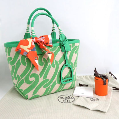 Hermes Sac Steeple 25 H084533ckaa Vert Comics Tote Bag Green