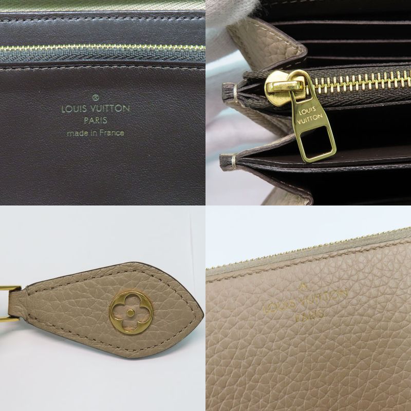 Louis Vuitton Portefeuille Comet M63104 Taurillon Leather Gale Beige