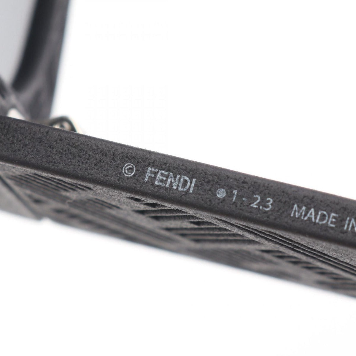 Fendi Sunglasses FF Pattern Black — view 4