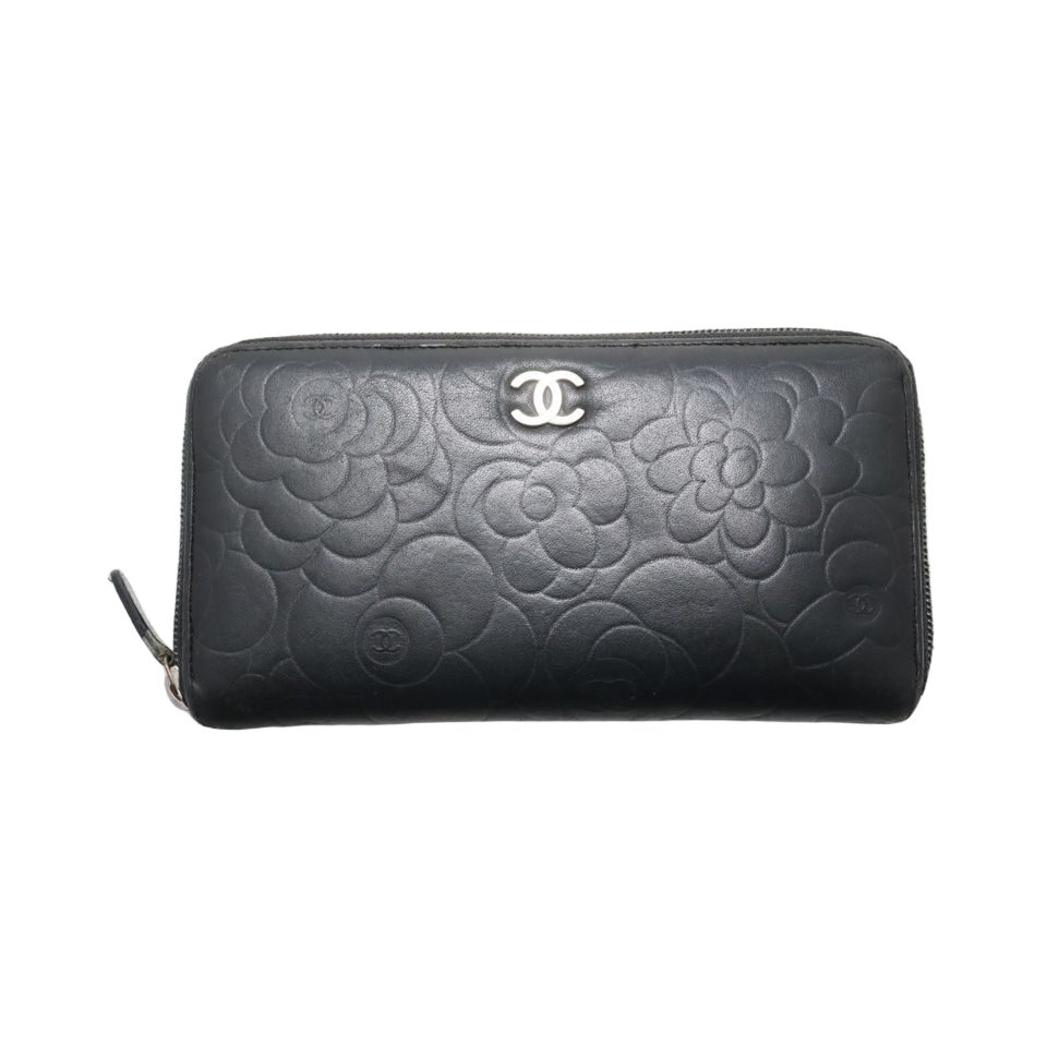 Chanel Stand Leather Wallet