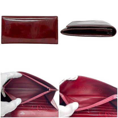 Cartier Folding Long Wallet Bordeaux Happy Birthday L3000722