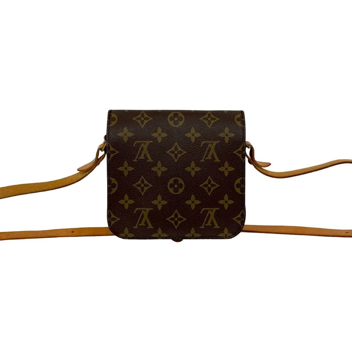 Louis Vuitton Vintage Saint Cloud Monogram Leather Shoulder Bag — view 3