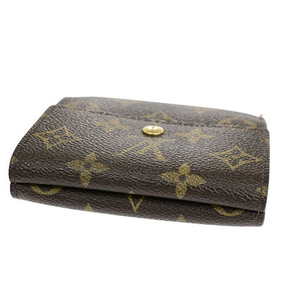 Louis Vuitton Wallet W Hook Compact Wallet Monogram Porte Monet Biécarte Cles