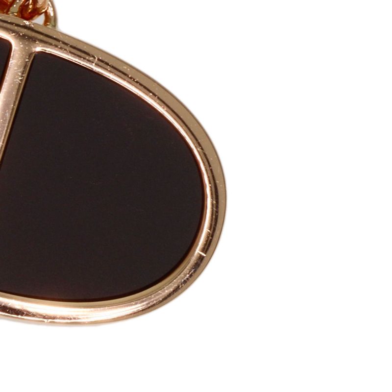Hermes Chaine D'ancre Verso Necklace 18K Pink Gold Ladies