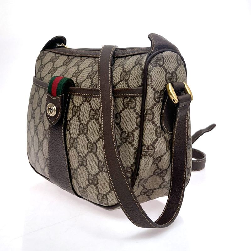 Gucci Shoulder Bag Sherry GG PVC Leather 69ka891