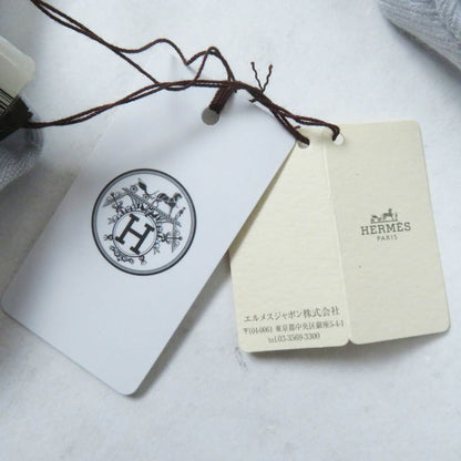 Hermes 2022 H262494s New Livris Cashmere Silk Stole/muffler Light Gray Made In
