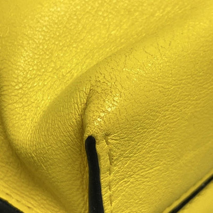 Loewe Shoulder Bag Flamenco Yellow Leather