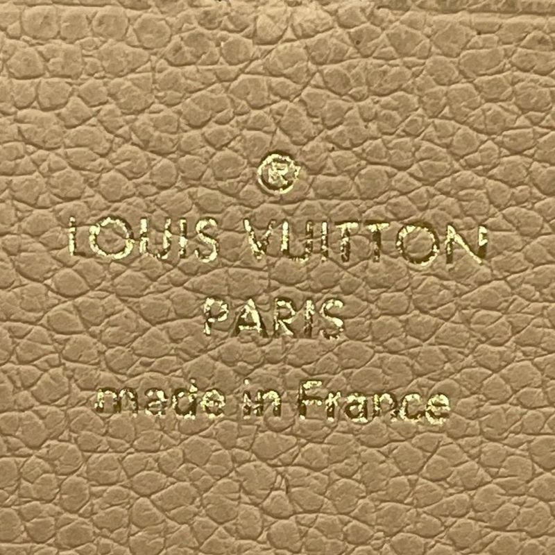 Louis Vuitton Monogram Empreinte Portefeuille Clemence Round Zipped Wallet Long