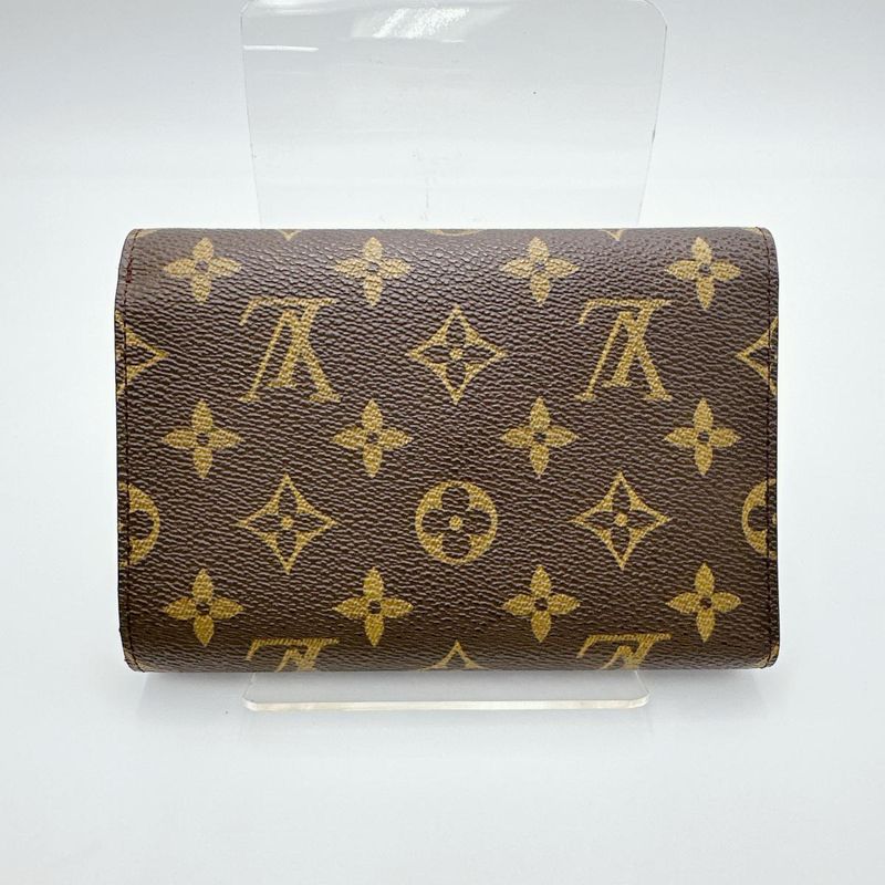Louis Vuitton M61202 Monogram Trifold Wallet Porte Trousseau Etui Trifold
