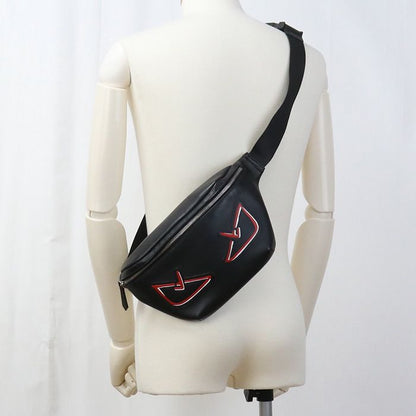 Fendi Belt Bug Monster Bugs Eye 7va434 A72K Body Bag Leather Men's