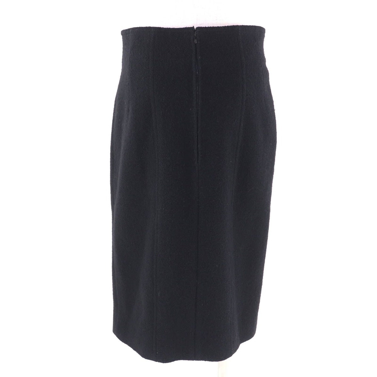 Chanel Vintage Lining Silk Coco Button Gold Wool Cropped — view 10