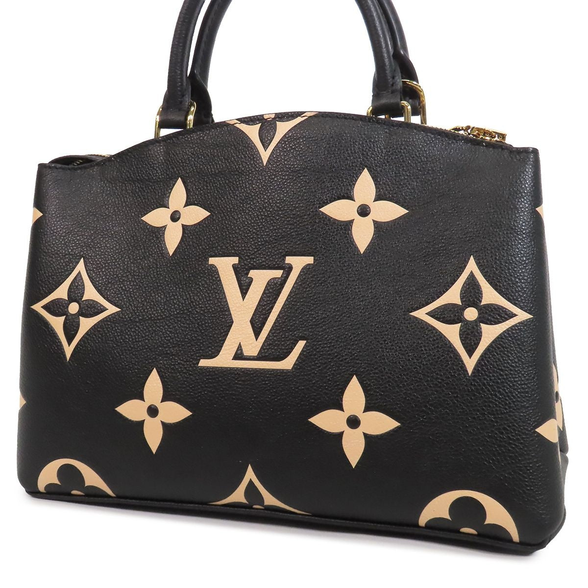 Louis Vuitton Petit Palais Black Beige Monogram Empreinte 2-Way Shoulder Bag — view 2