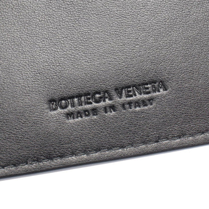 Bottega Veneta Coin Case Intrecciato Black Leather — view 4