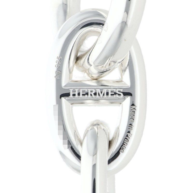 Hermes Chaine D'ancre TGM Chaine D'ancre TGM Silver Bracelet Men's 12link