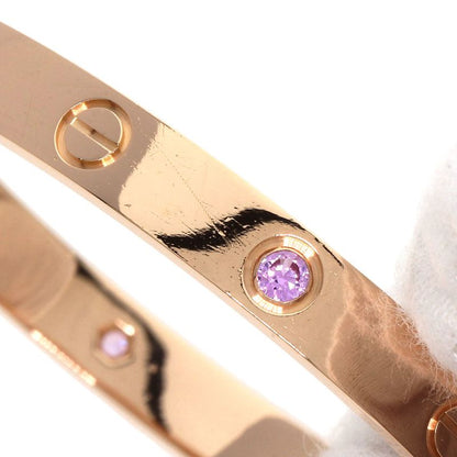 Cartier Love Bracelet With Pink Sapphire Driver #16 Bracelet 18K Pink Gold