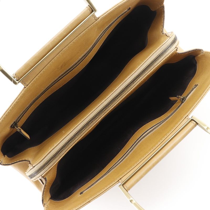 Gucci Old Gucci Vintage Calf Brown Women's Handbag