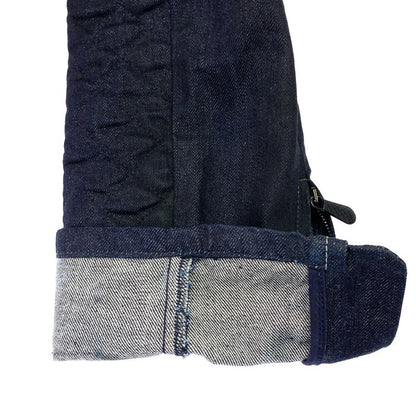 Bottega Veneta - Quilted Zip Denim Pants - 44 - Indigo - Men's