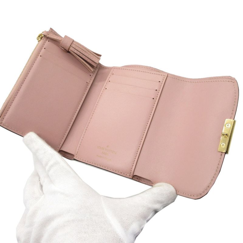 Louis Vuitton N60208 Damier Leather Portefeuille Croisette Compact Wallet