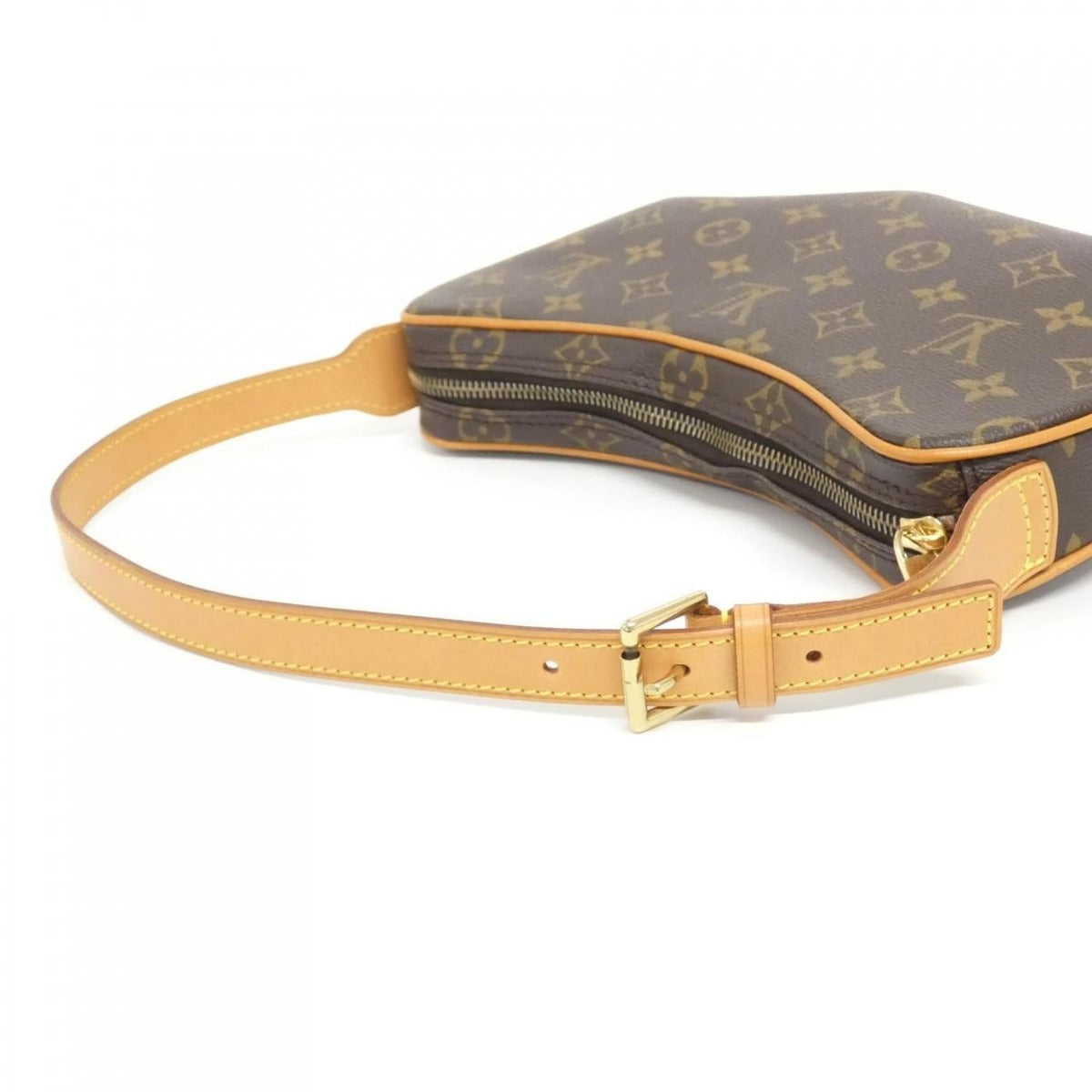 Louis Vuitton Monogram Pochette Croissant Shoulder Bag Brown Marron — view 6