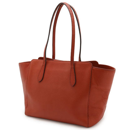 Gucci Swing Tote Shoulder Bag Shoulder Tote Semi Shoulder Leather Red 354408