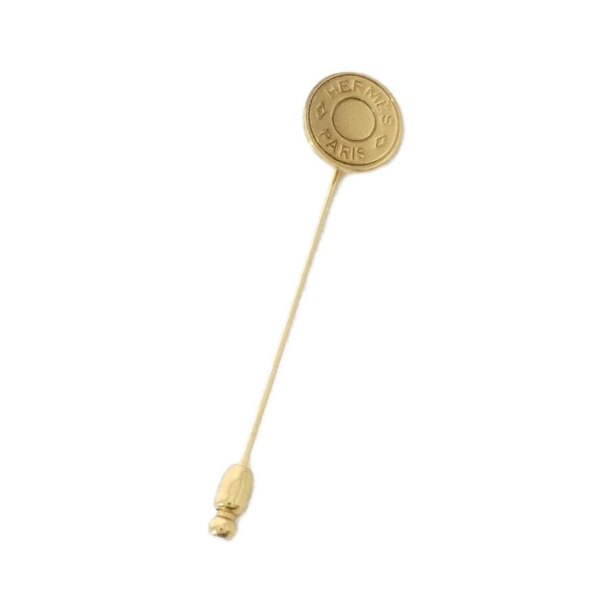 Hermes Pin Brooch Gold