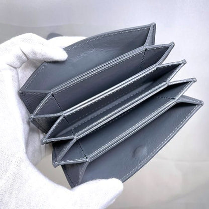 Celine Card Case Accordion Card F21339 Gray Excellent Condition