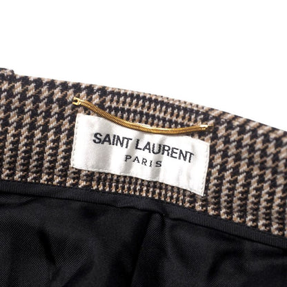 Saint Laurent Paris Pants Size 34 Glen Check Slacks Made In Italy 20250501