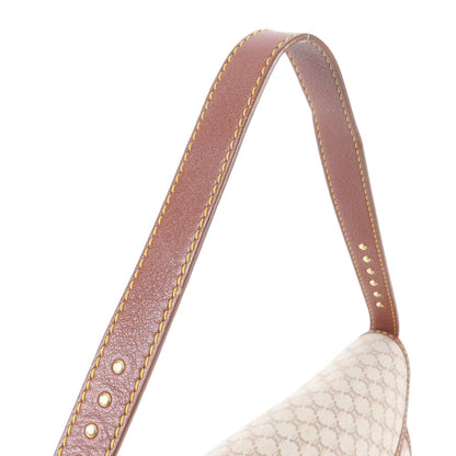 Celine Vintage Macadam Triomphe Leather Shoulder Bag Hand — view 2