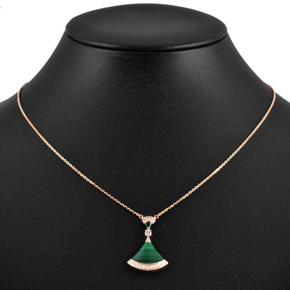 Bulgari Bvlgari DIVA Dream Necklace With Diamonds 351143 18K Pink Gold 73g